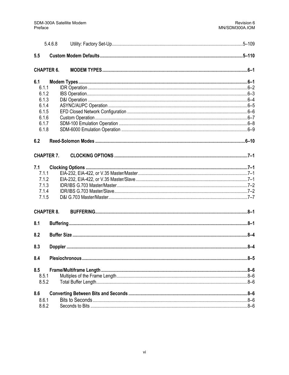 Comtech EF Data SDM-300A User Manual | Page 10 / 470