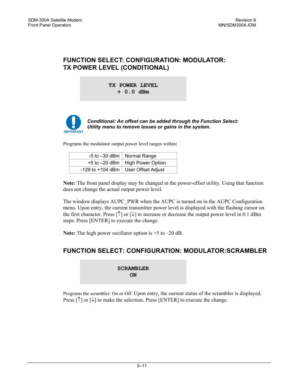 Comtech EF Data SDM-300A User Manual | Page 105 / 470