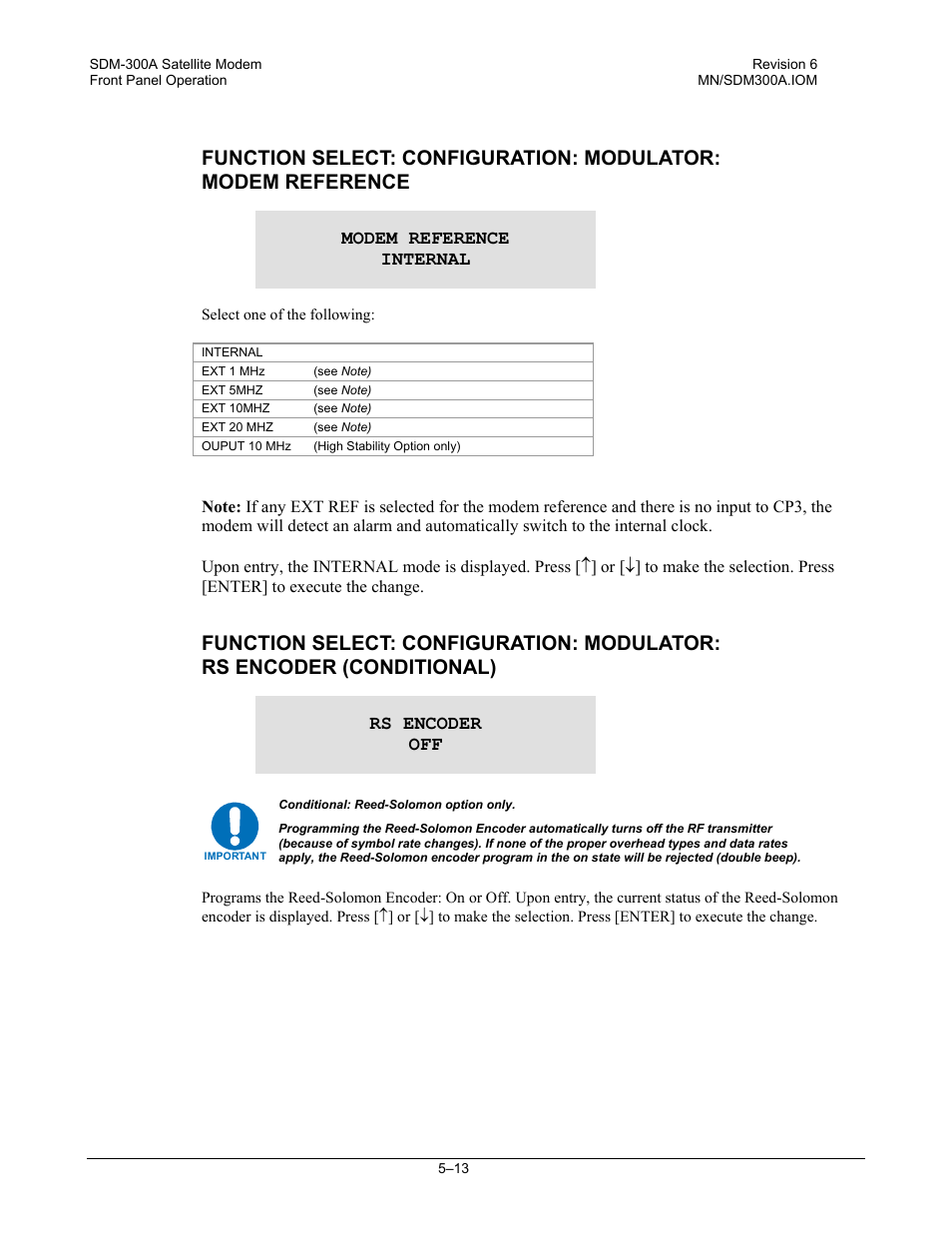 Comtech EF Data SDM-300A User Manual | Page 107 / 470