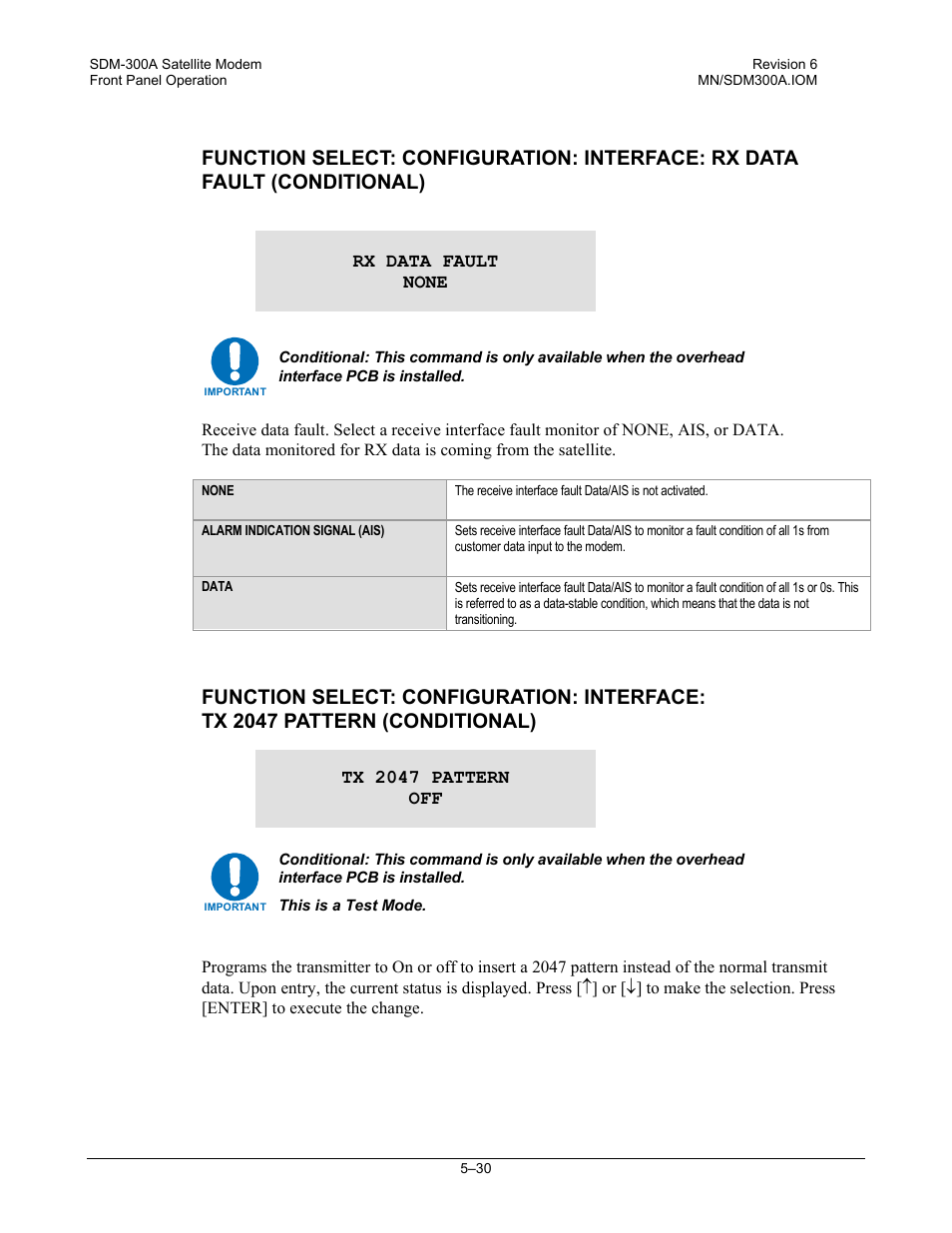 Comtech EF Data SDM-300A User Manual | Page 124 / 470