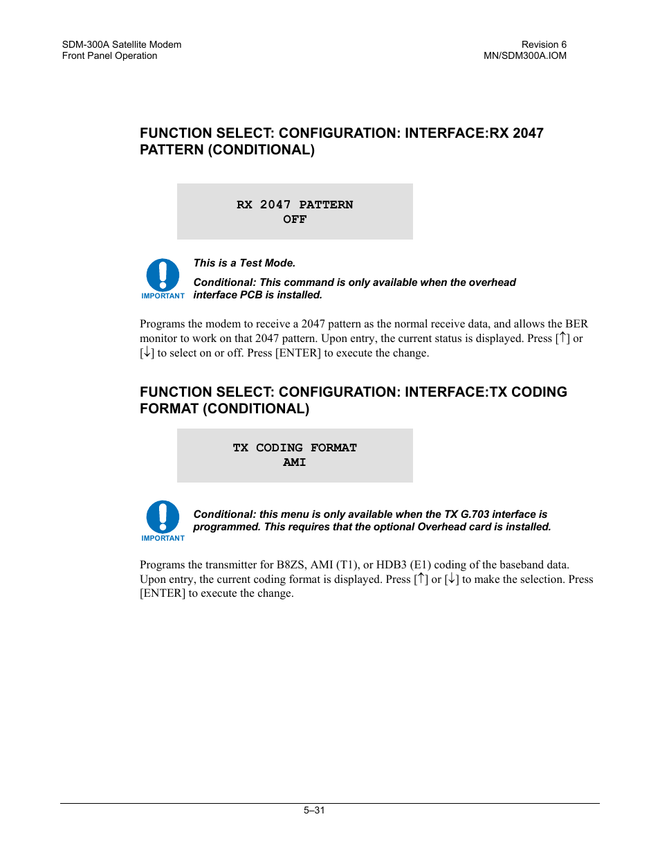 Comtech EF Data SDM-300A User Manual | Page 125 / 470