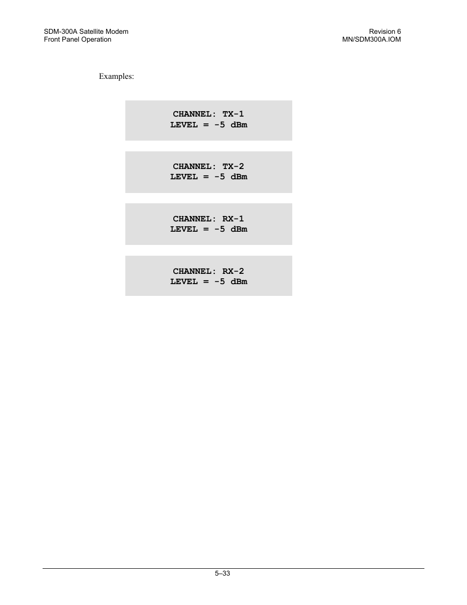 Comtech EF Data SDM-300A User Manual | Page 127 / 470