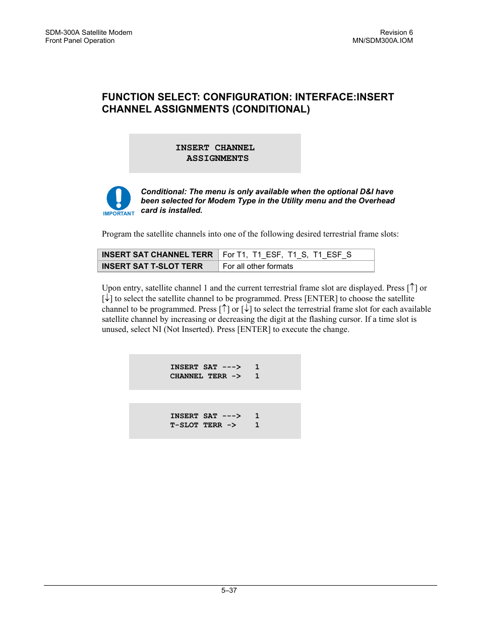 Comtech EF Data SDM-300A User Manual | Page 131 / 470