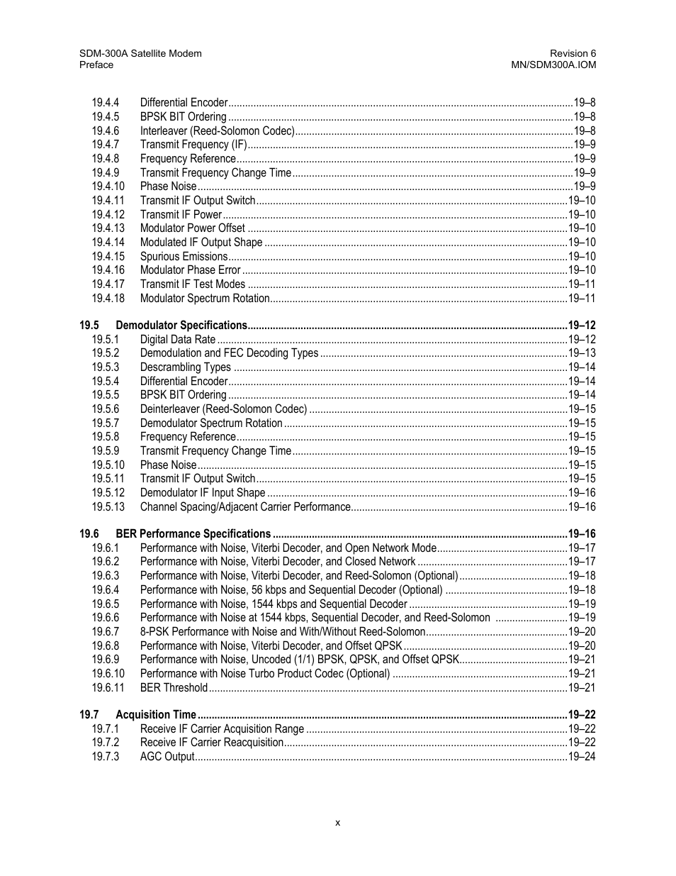 Comtech EF Data SDM-300A User Manual | Page 14 / 470
