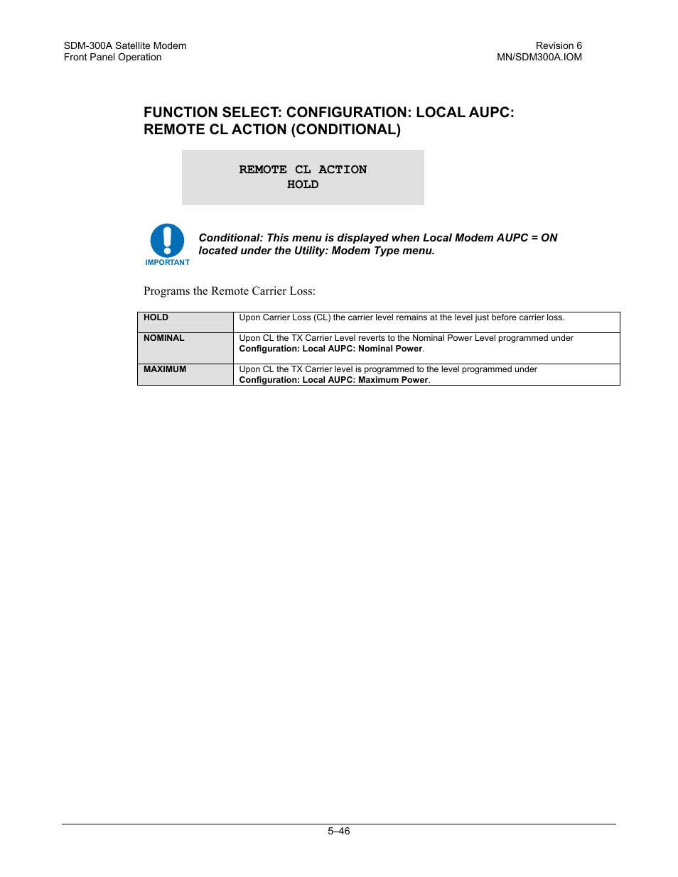 Comtech EF Data SDM-300A User Manual | Page 140 / 470