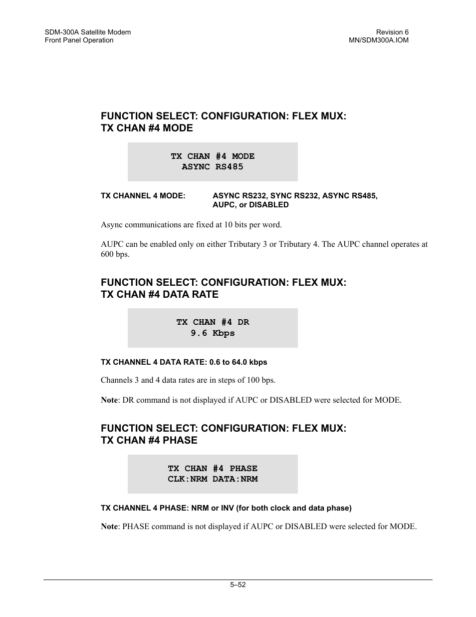 Comtech EF Data SDM-300A User Manual | Page 146 / 470