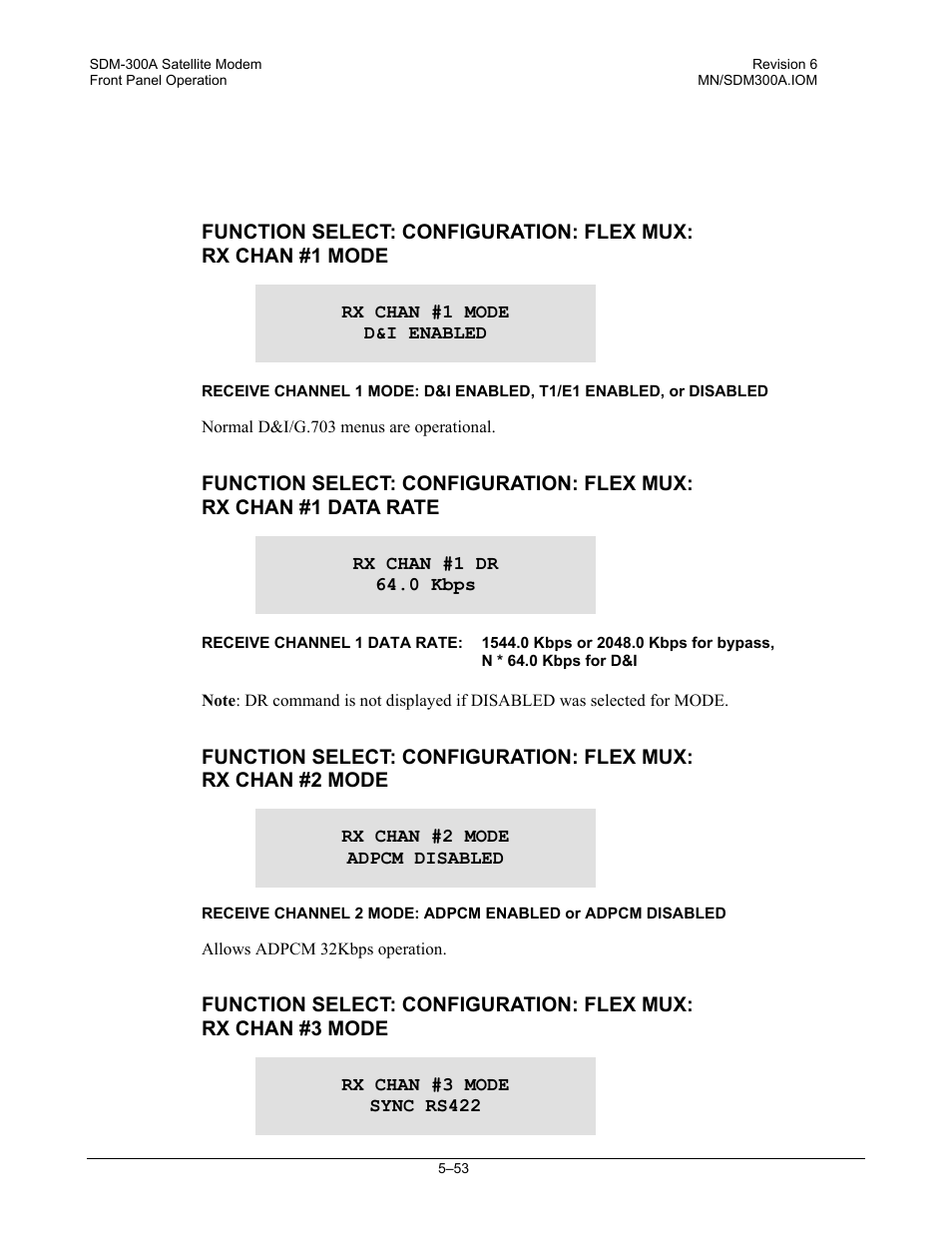 Comtech EF Data SDM-300A User Manual | Page 147 / 470