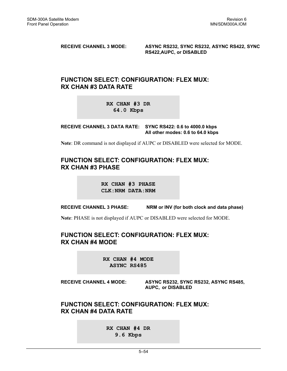 Comtech EF Data SDM-300A User Manual | Page 148 / 470