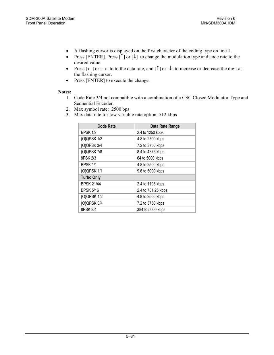 Comtech EF Data SDM-300A User Manual | Page 175 / 470