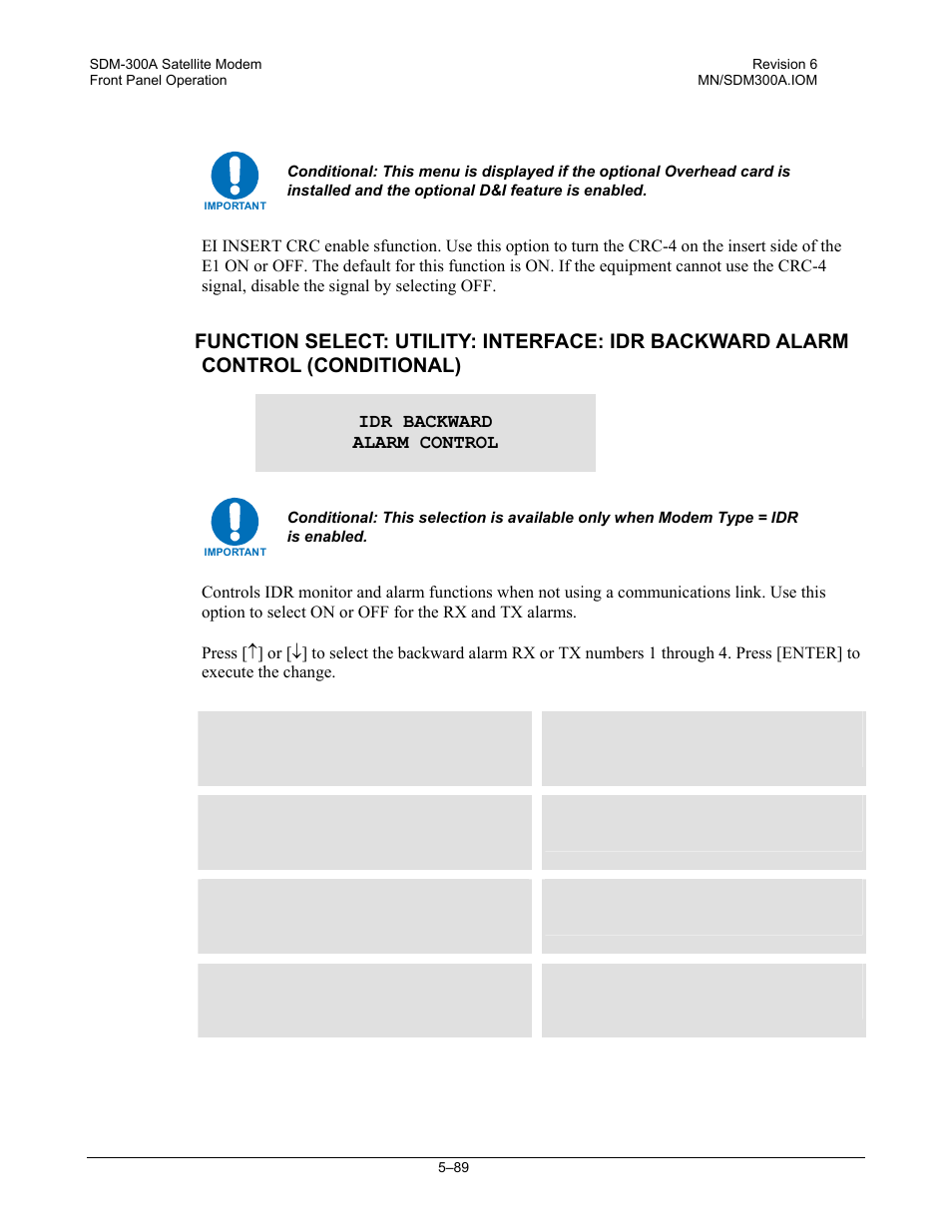 Comtech EF Data SDM-300A User Manual | Page 183 / 470