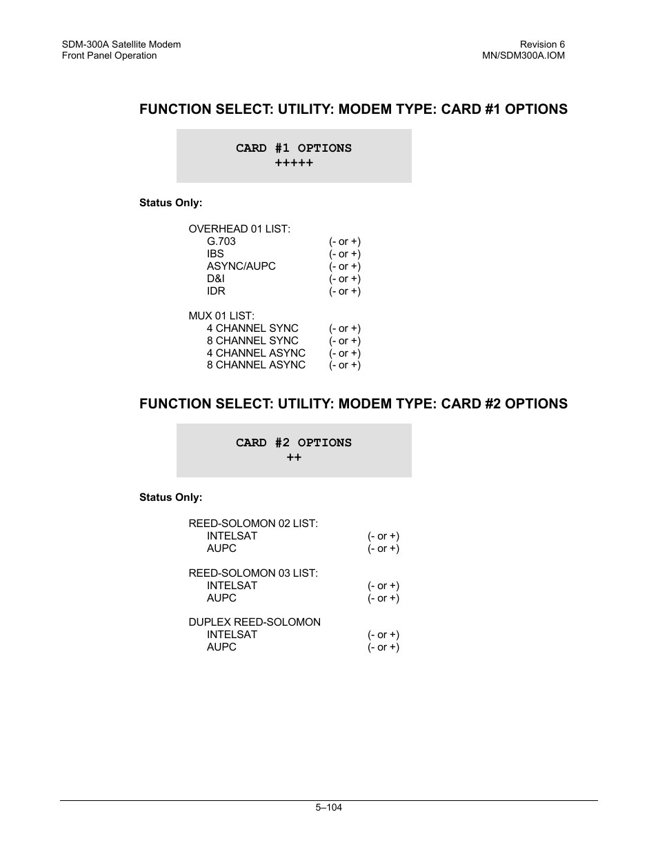 Comtech EF Data SDM-300A User Manual | Page 198 / 470