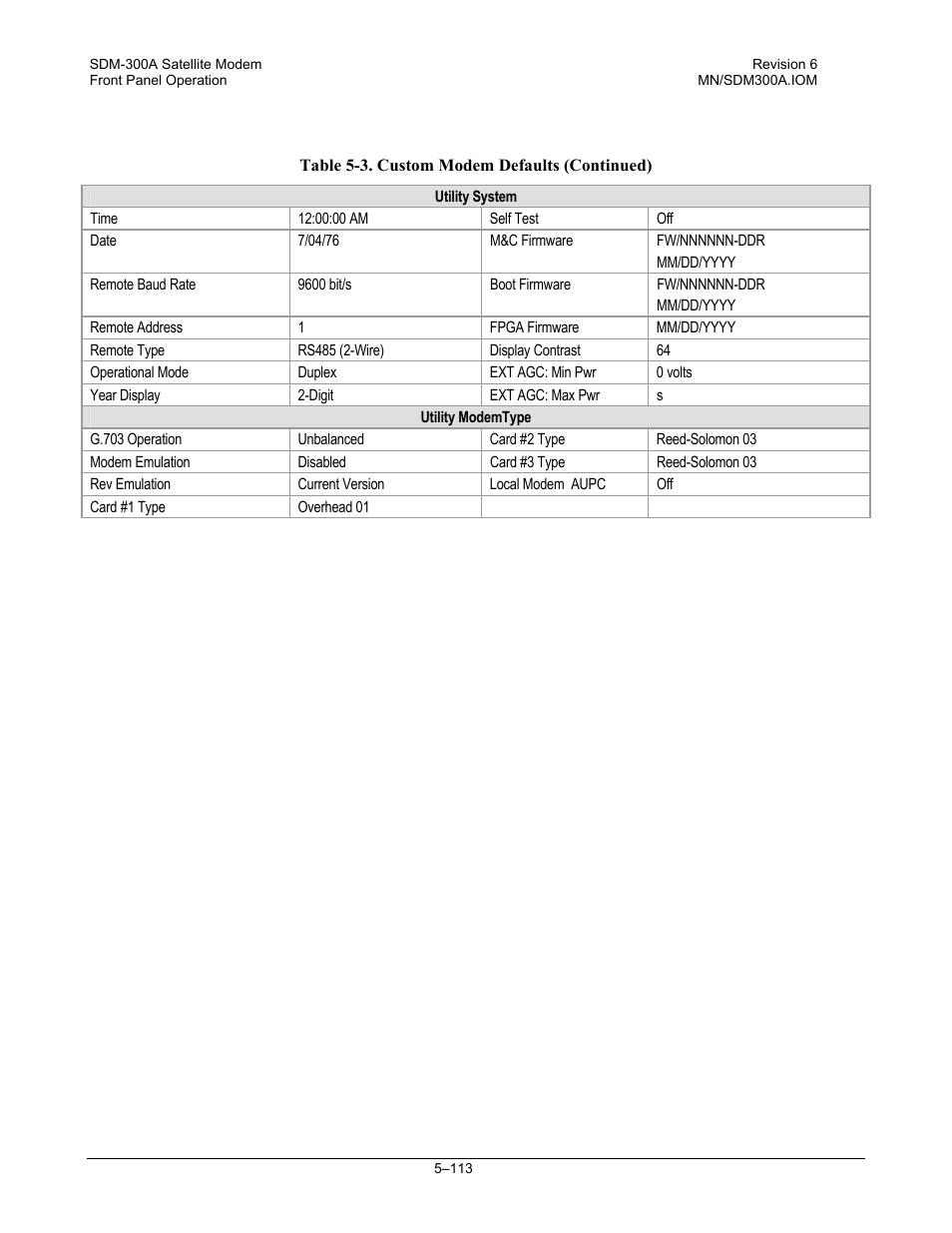 Comtech EF Data SDM-300A User Manual | Page 207 / 470