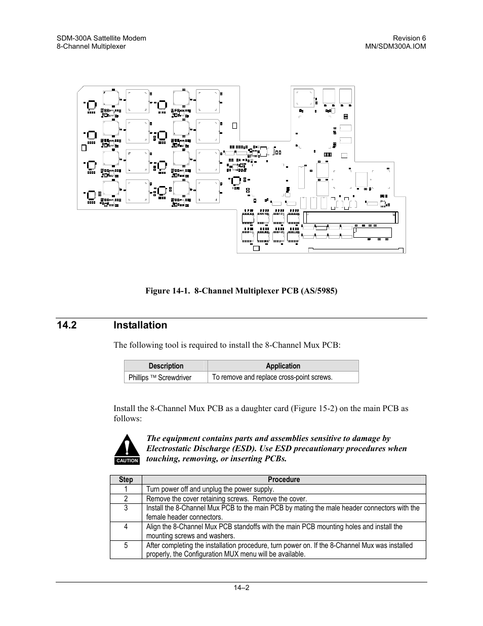 Installation, 2 installation | Comtech EF Data SDM-300A User Manual | Page 316 / 470