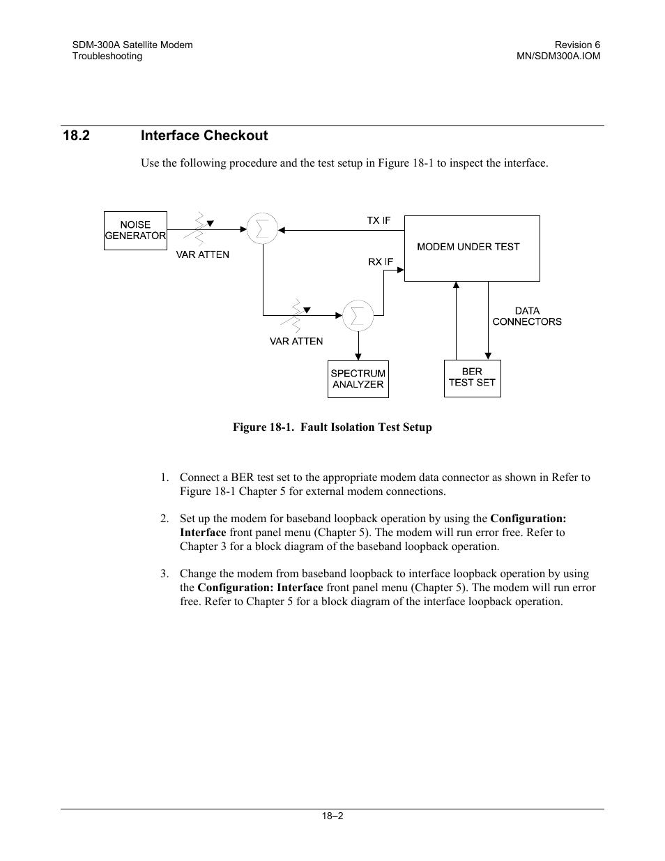 Interface checkout, 2 interface checkout | Comtech EF Data SDM-300A User Manual | Page 338 / 470