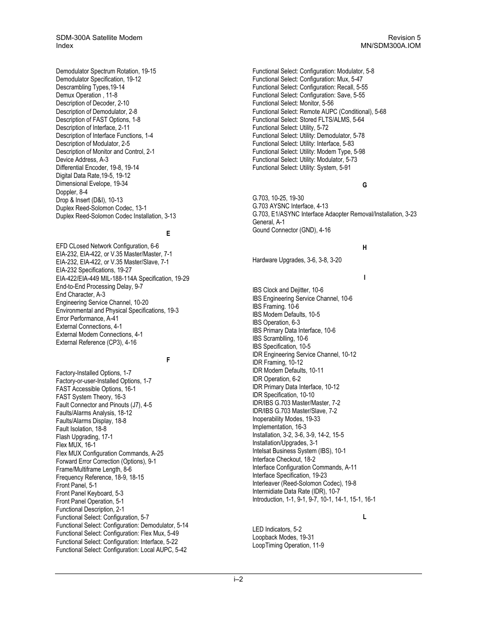 Comtech EF Data SDM-300A User Manual | Page 466 / 470