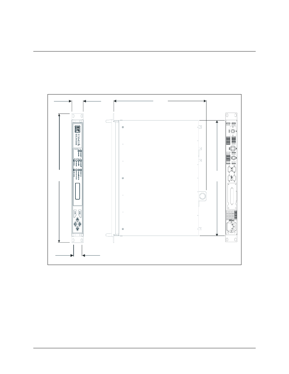 Dimensional envelope xe "dimensional envelope, 4 dimensional envelope | Comtech EF Data SDM-300L User Manual | Page 20 / 82