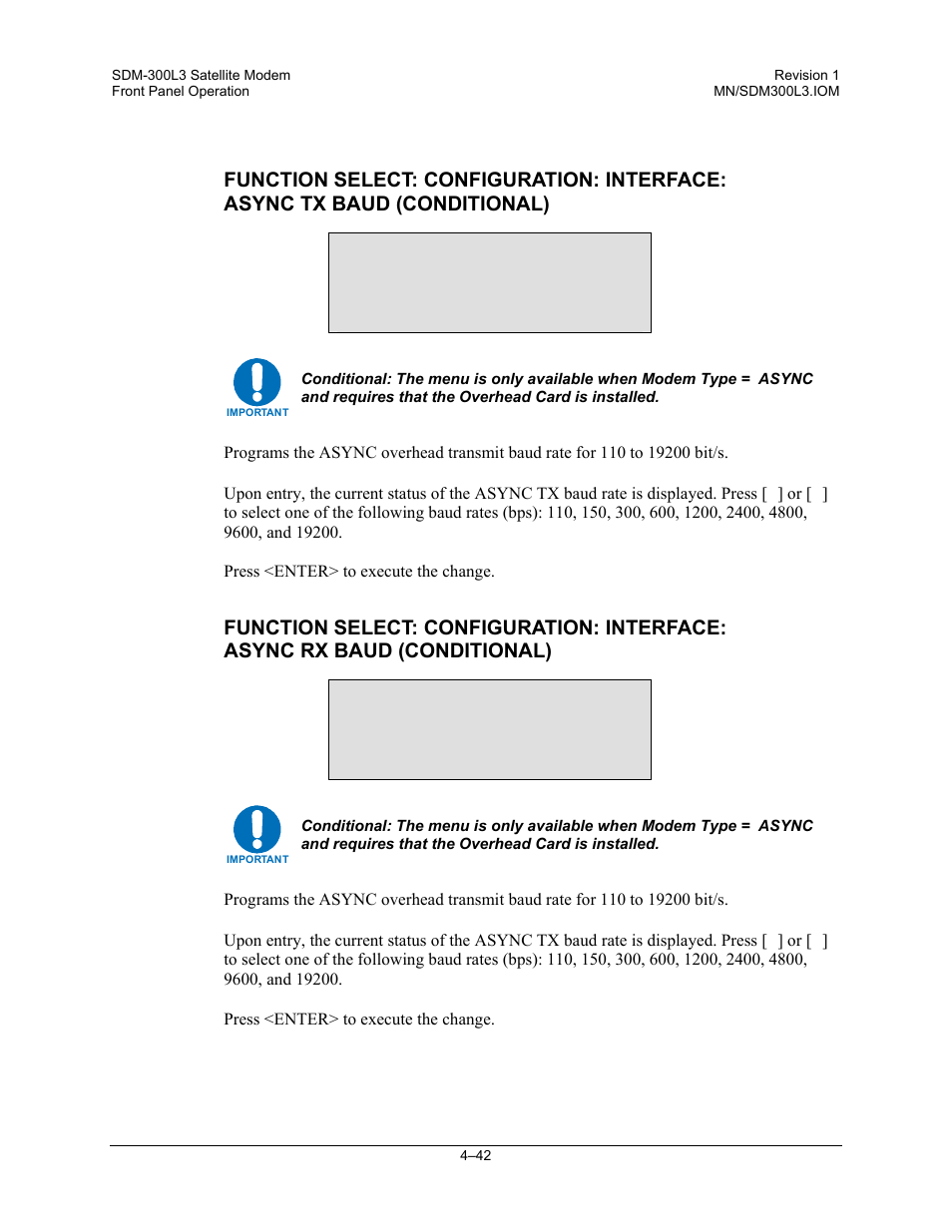 Comtech EF Data SDM-300L3 User Manual | Page 110 / 408
