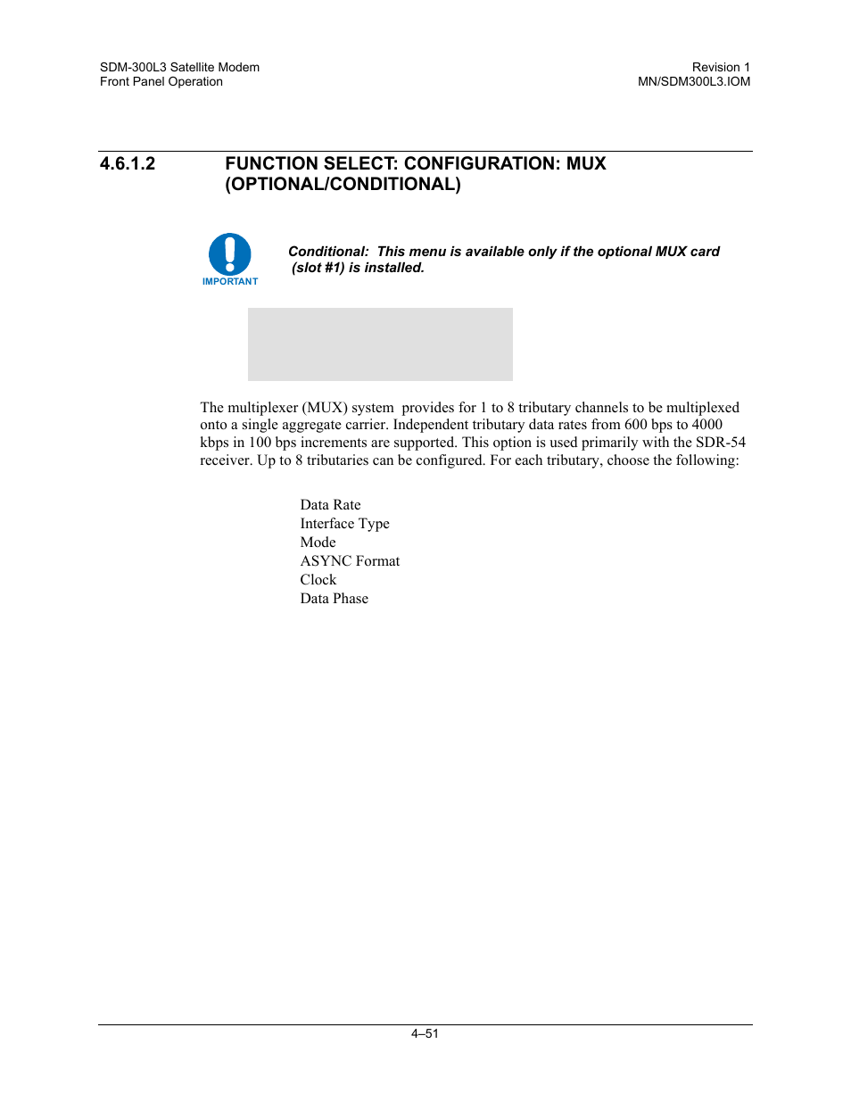 Comtech EF Data SDM-300L3 User Manual | Page 119 / 408