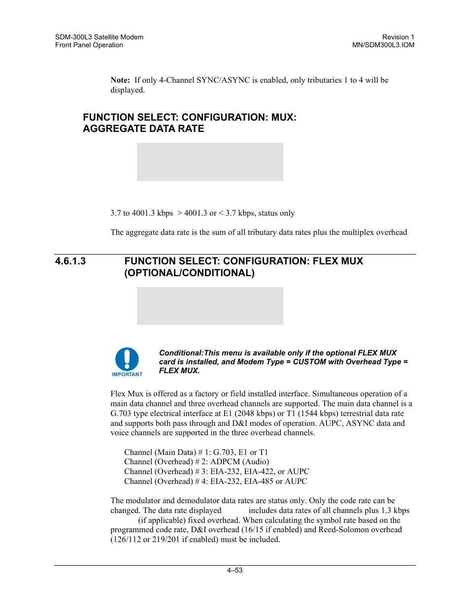 Comtech EF Data SDM-300L3 User Manual | Page 121 / 408