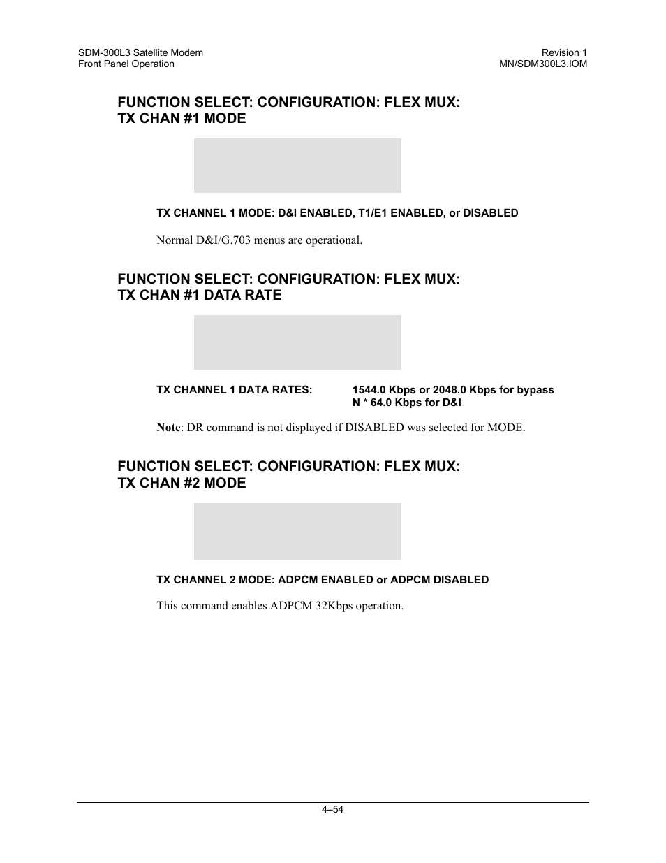 Comtech EF Data SDM-300L3 User Manual | Page 122 / 408