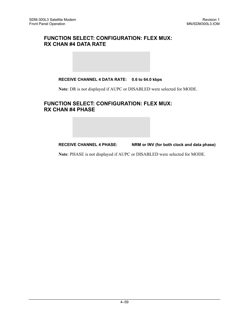 Comtech EF Data SDM-300L3 User Manual | Page 127 / 408