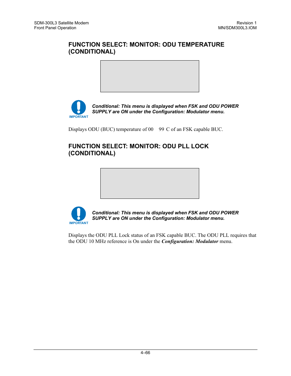 Comtech EF Data SDM-300L3 User Manual | Page 134 / 408