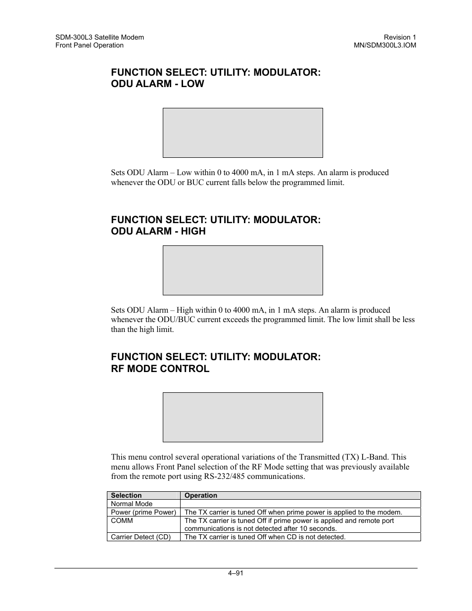 Comtech EF Data SDM-300L3 User Manual | Page 159 / 408