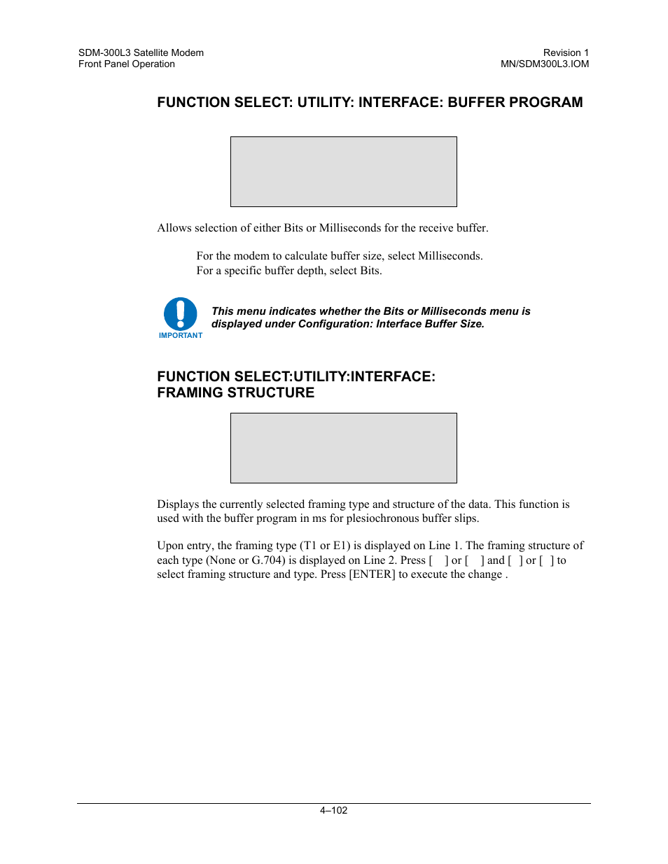 Comtech EF Data SDM-300L3 User Manual | Page 170 / 408