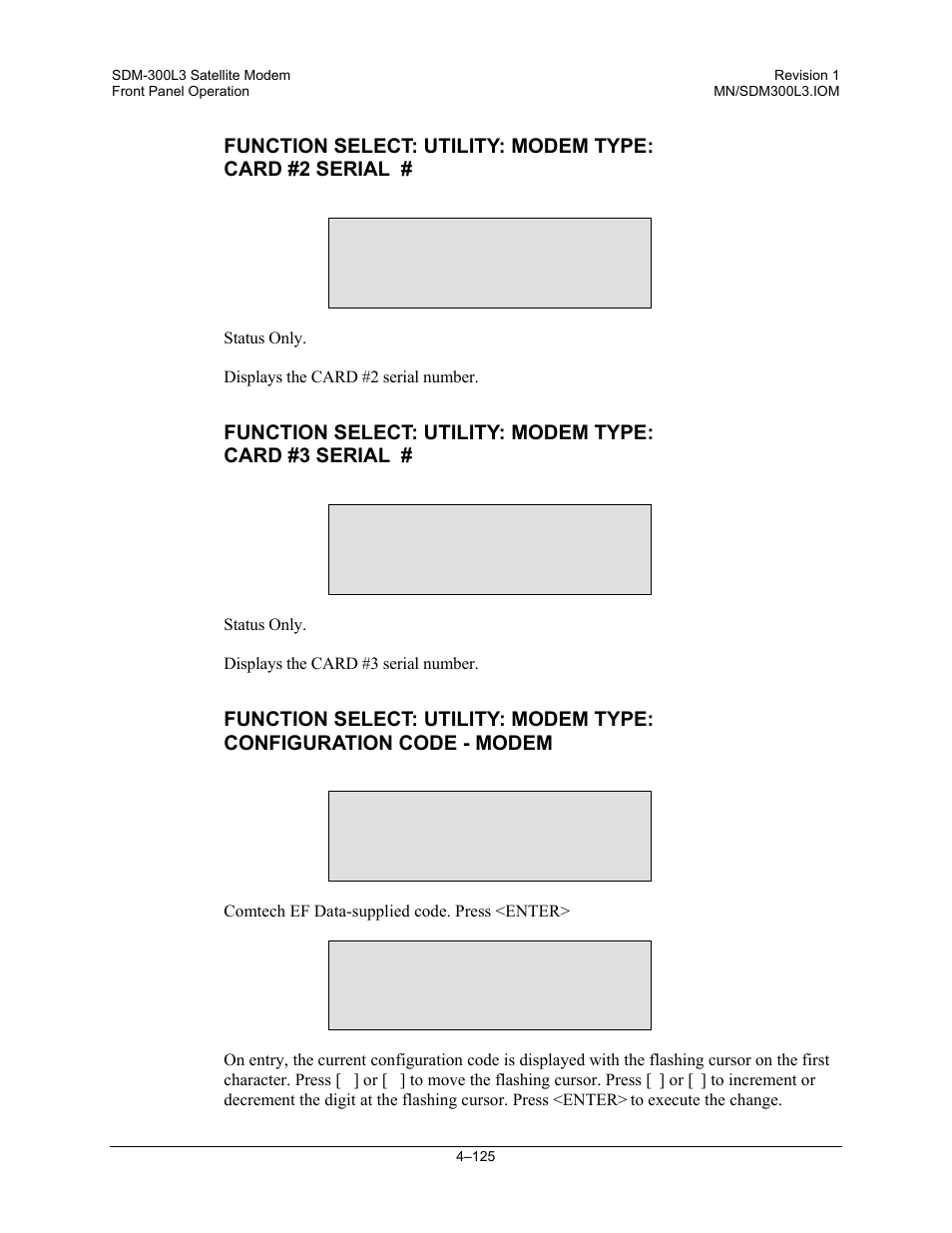 Comtech EF Data SDM-300L3 User Manual | Page 193 / 408