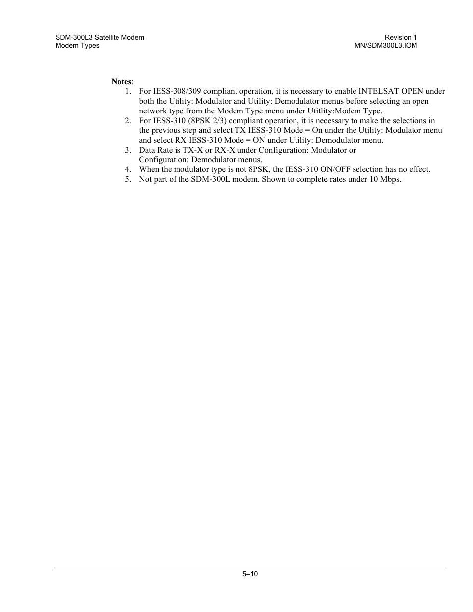 Comtech EF Data SDM-300L3 User Manual | Page 210 / 408