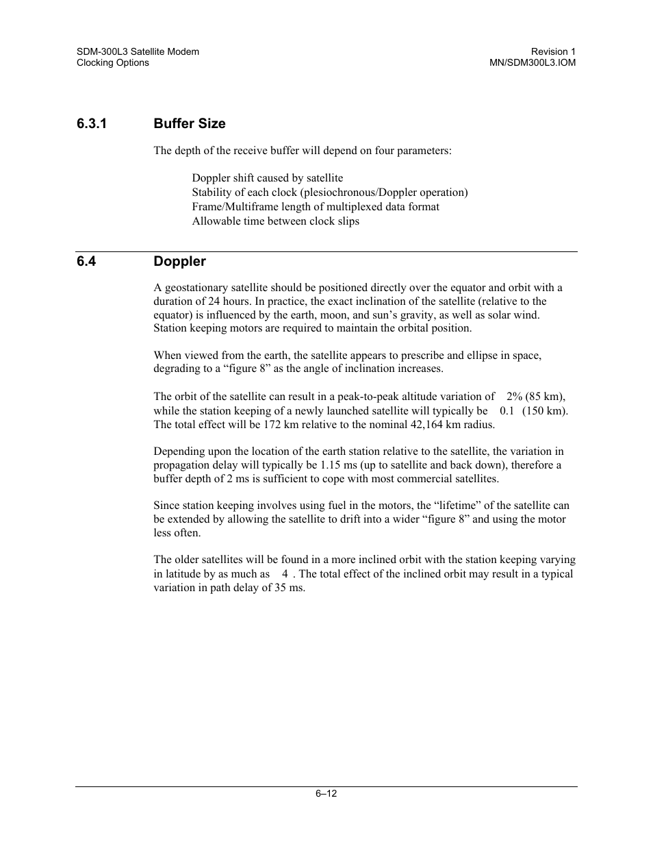 Doppler | Comtech EF Data SDM-300L3 User Manual | Page 222 / 408