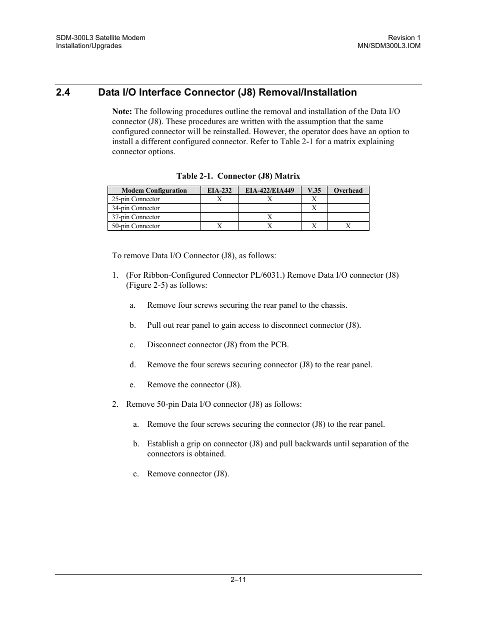 Comtech EF Data SDM-300L3 User Manual | Page 47 / 408