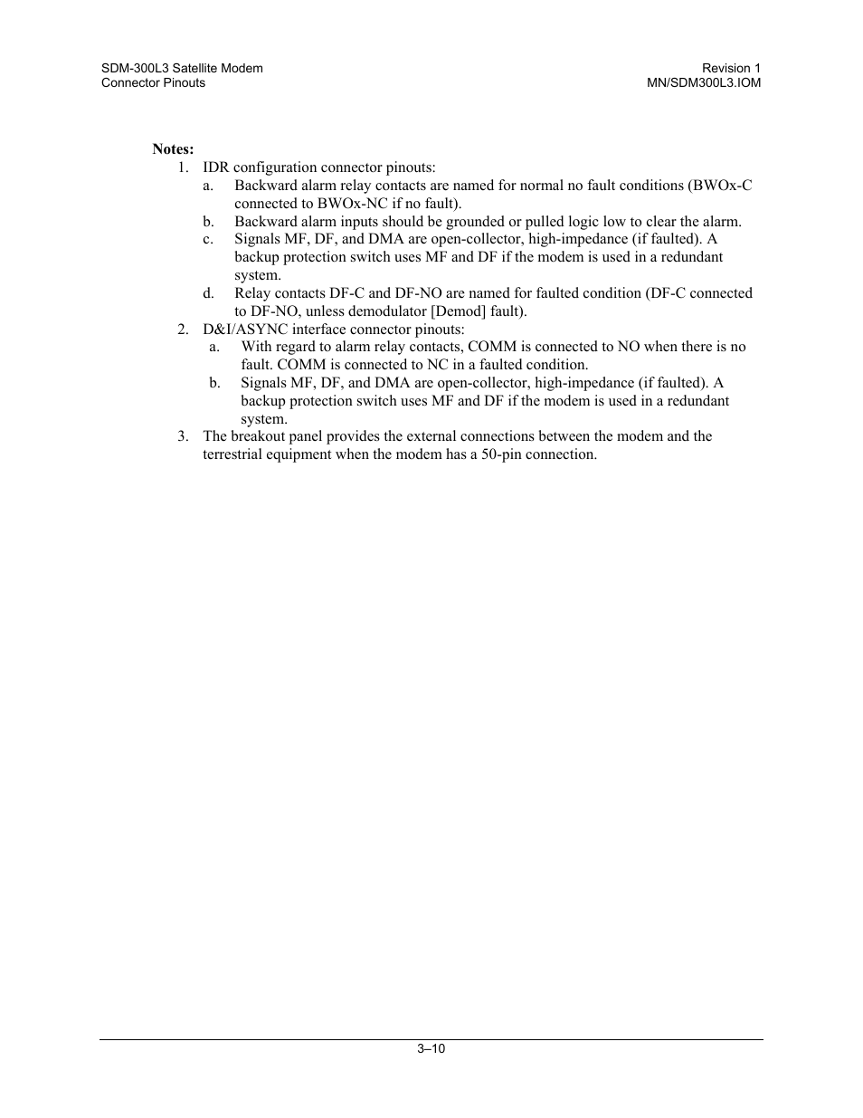 Comtech EF Data SDM-300L3 User Manual | Page 64 / 408