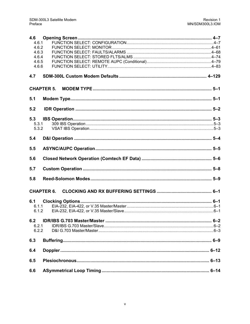 Comtech EF Data SDM-300L3 User Manual | Page 7 / 408