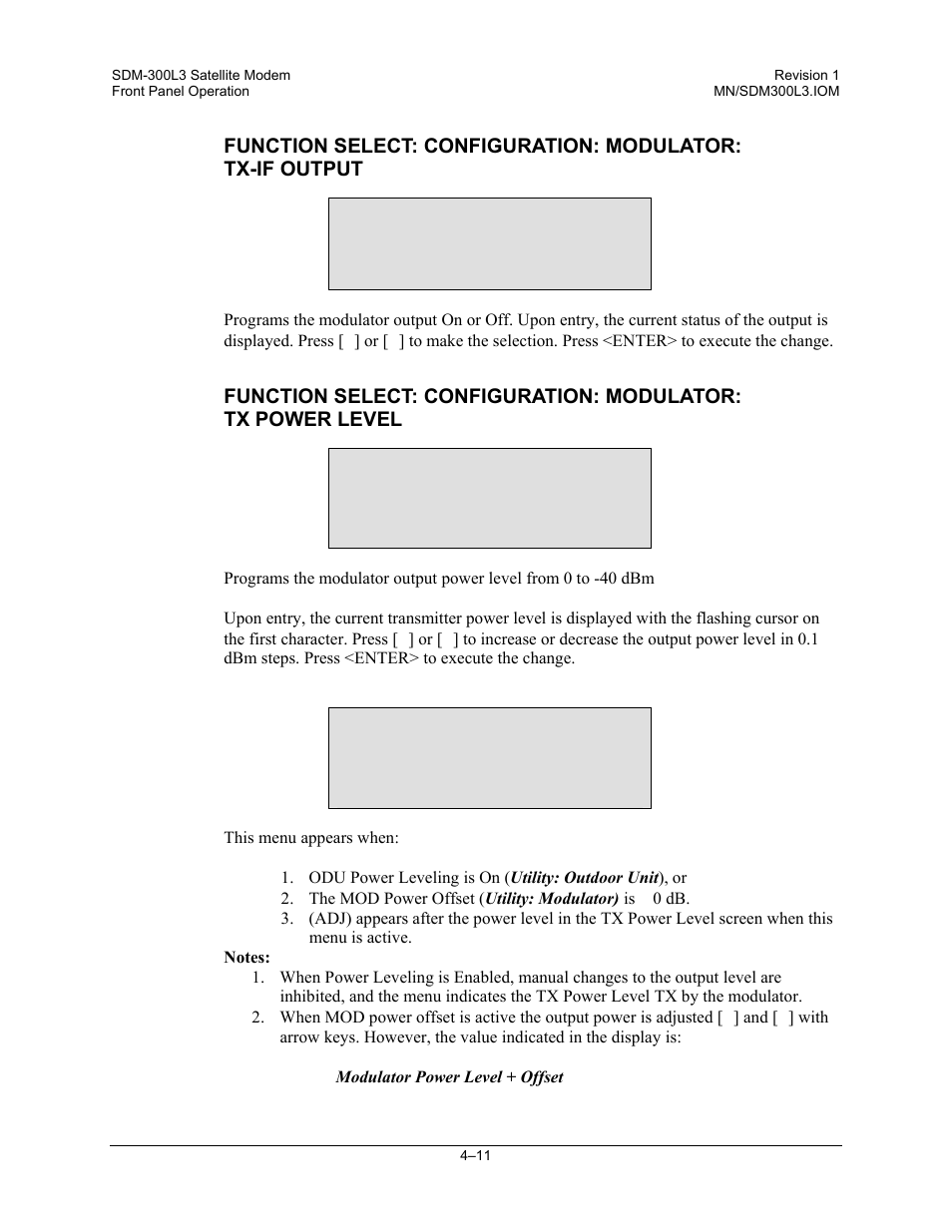 Comtech EF Data SDM-300L3 User Manual | Page 79 / 408