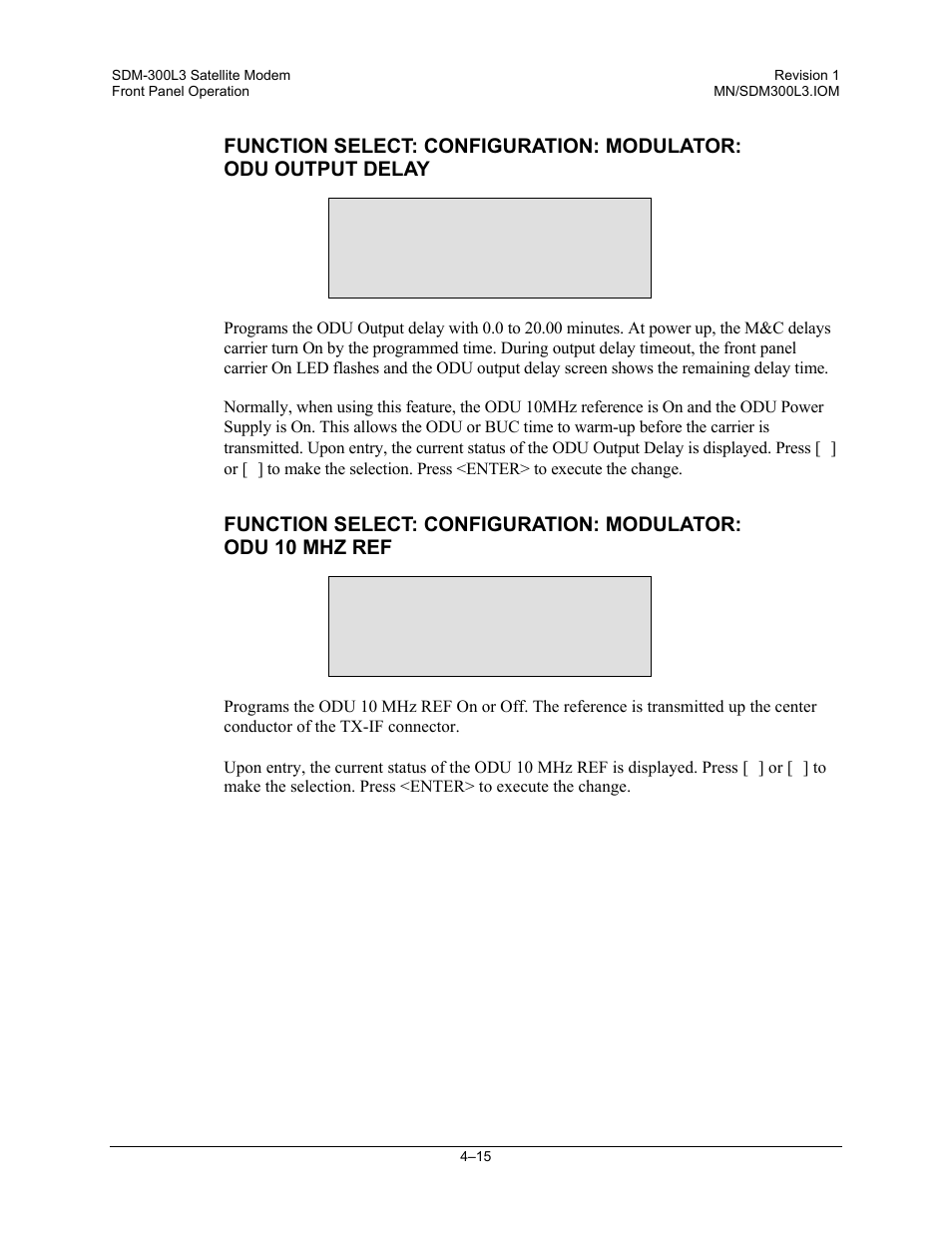 Comtech EF Data SDM-300L3 User Manual | Page 83 / 408