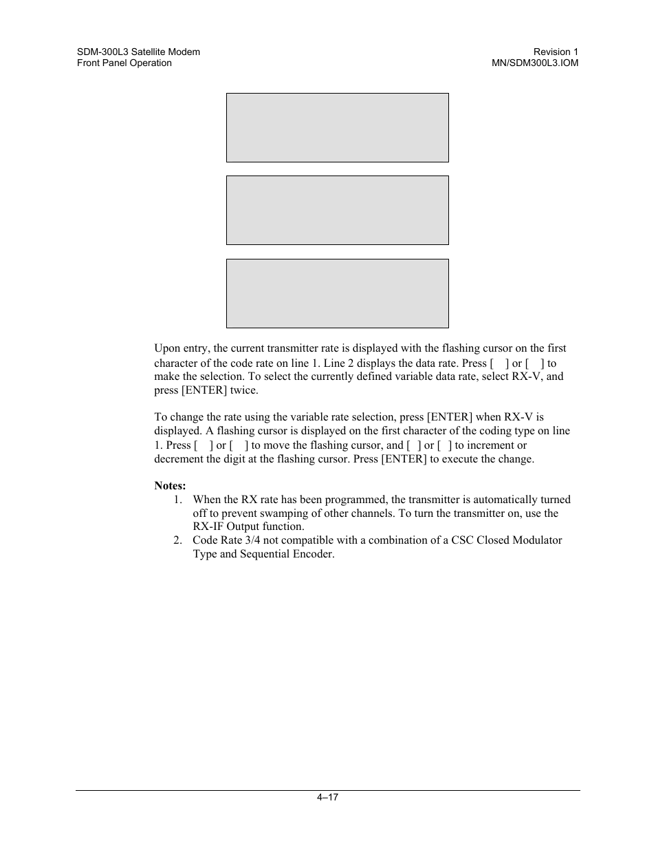 Comtech EF Data SDM-300L3 User Manual | Page 85 / 408