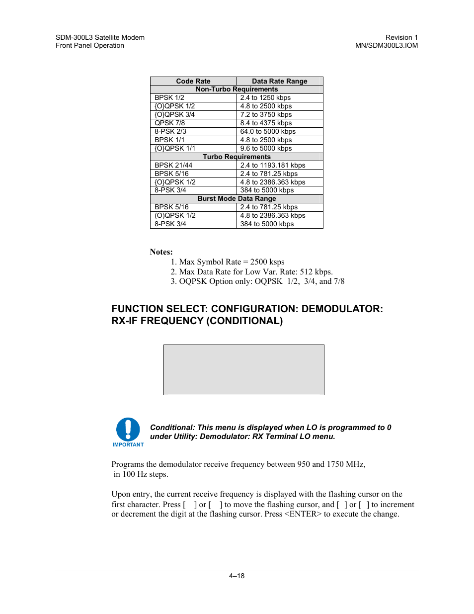 Comtech EF Data SDM-300L3 User Manual | Page 86 / 408