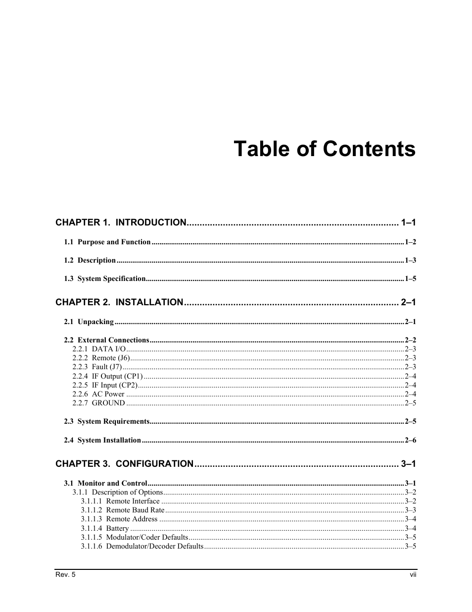 Comtech EF Data SDM-650B User Manual | Page 11 / 348