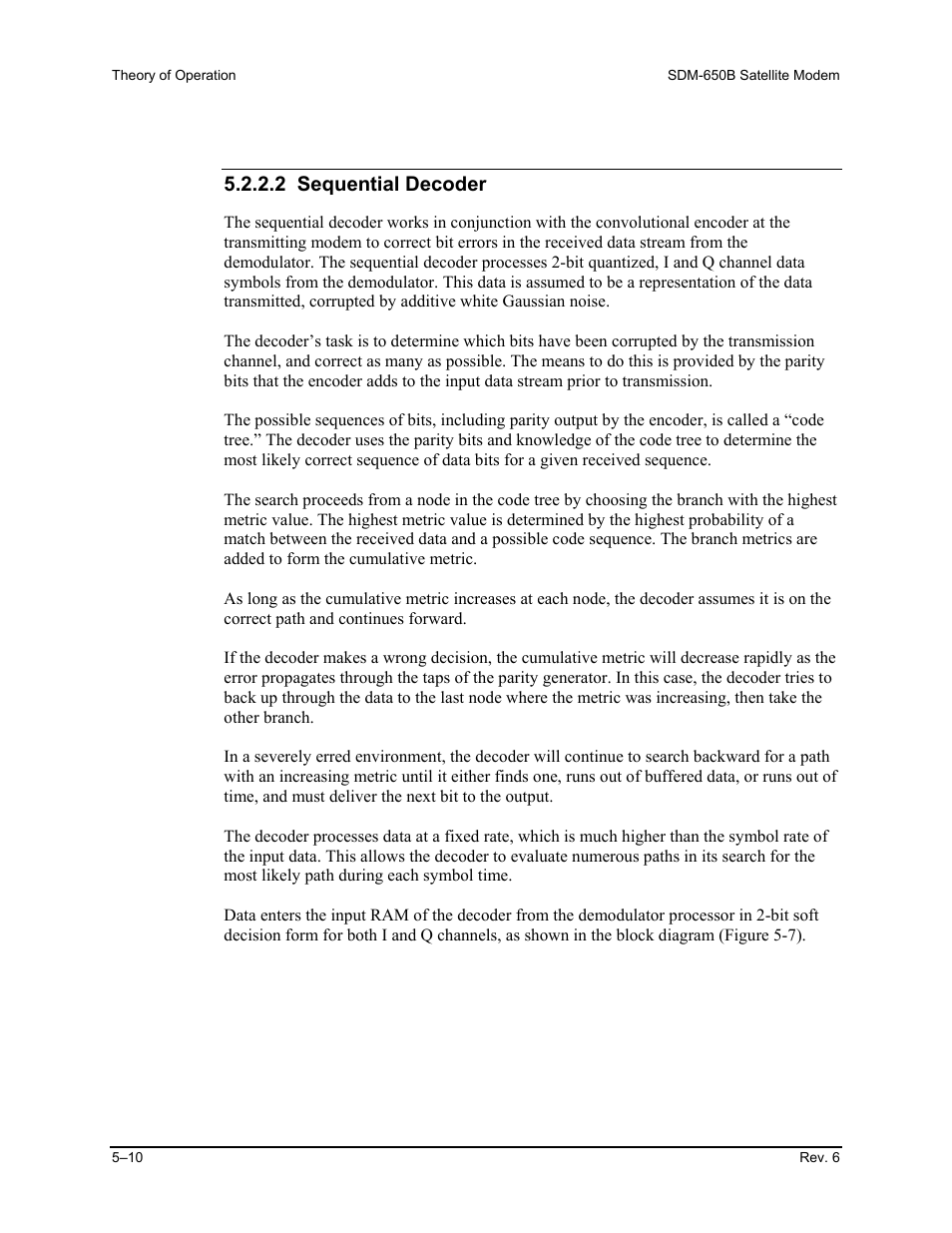 2 sequential decoder | Comtech EF Data SDM-650B User Manual | Page 134 / 348