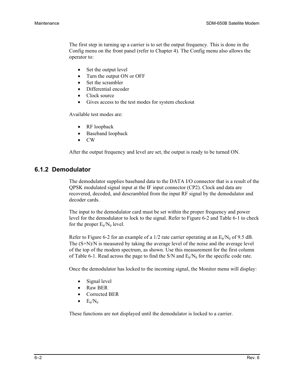 2 demodulator | Comtech EF Data SDM-650B User Manual | Page 146 / 348