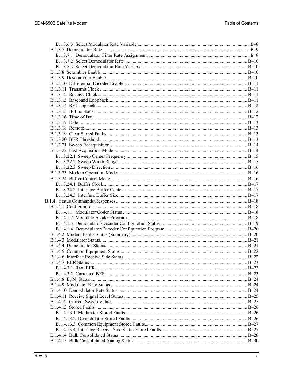 Comtech EF Data SDM-650B User Manual | Page 15 / 348