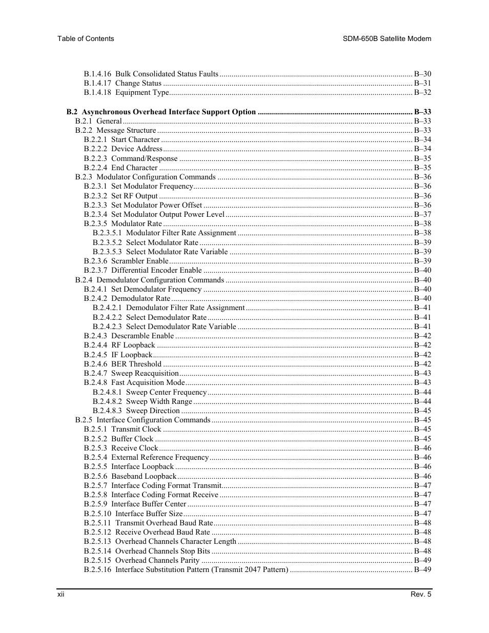 Comtech EF Data SDM-650B User Manual | Page 16 / 348