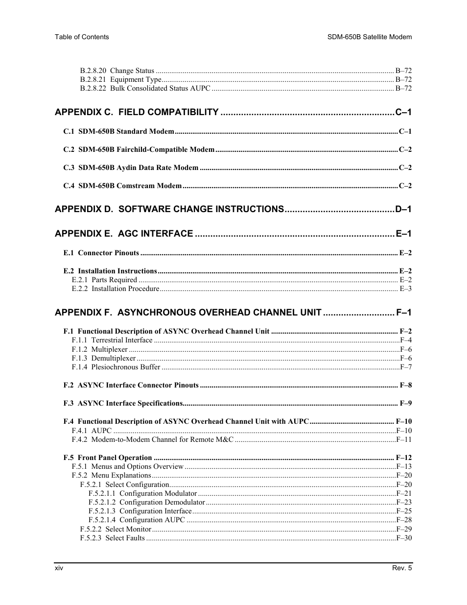 Comtech EF Data SDM-650B User Manual | Page 18 / 348