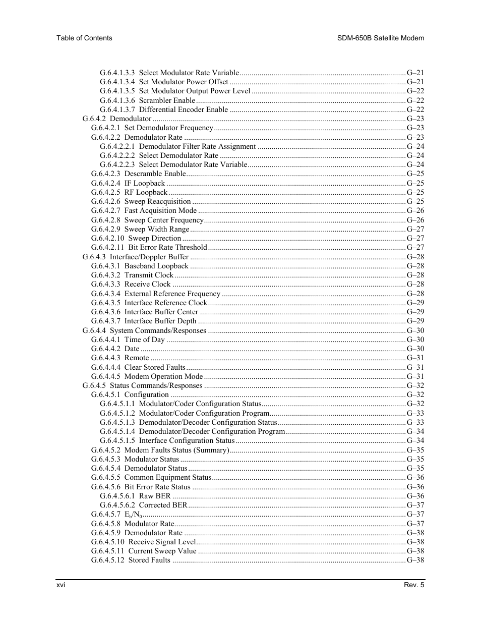 Comtech EF Data SDM-650B User Manual | Page 20 / 348