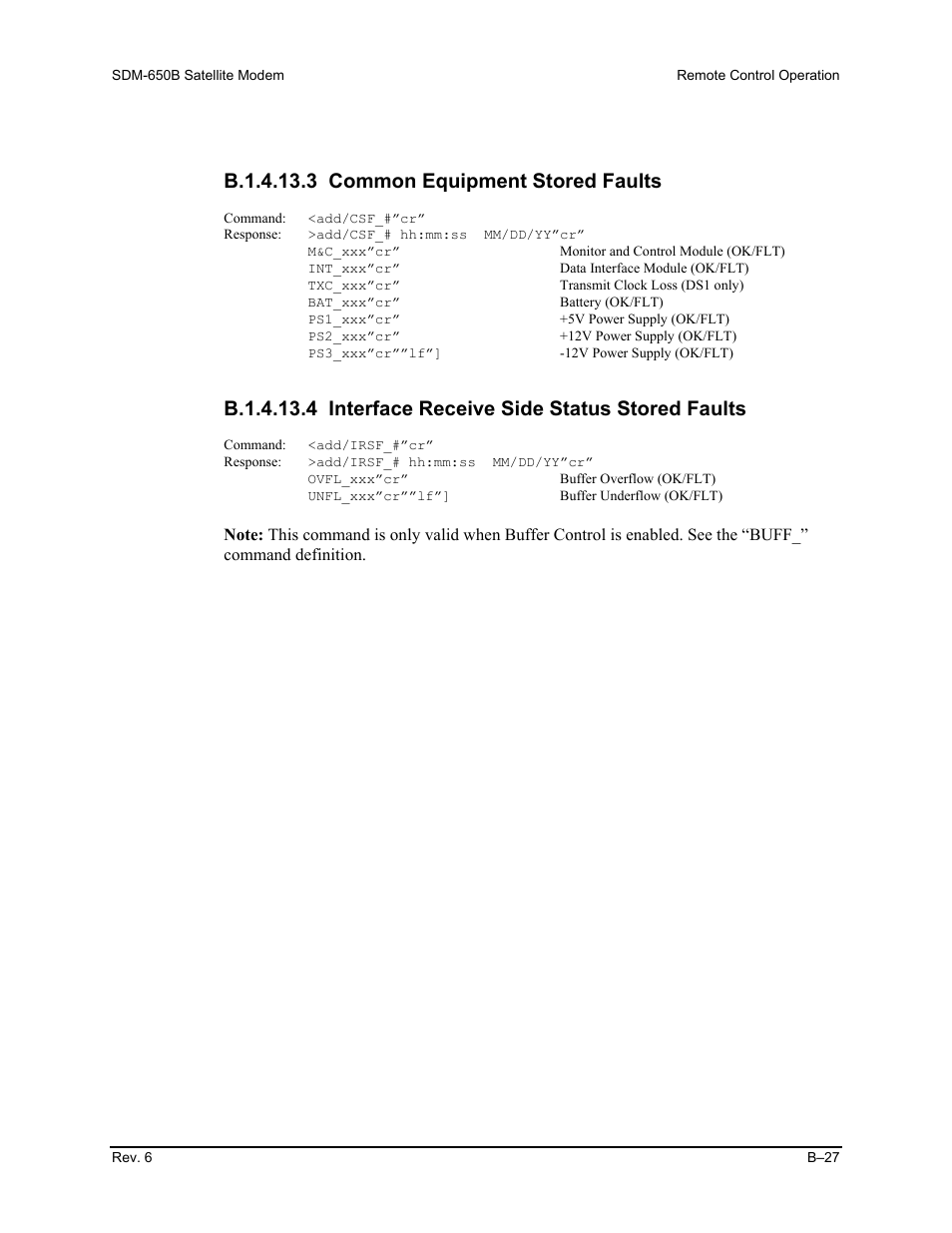 Comtech EF Data SDM-650B User Manual | Page 203 / 348