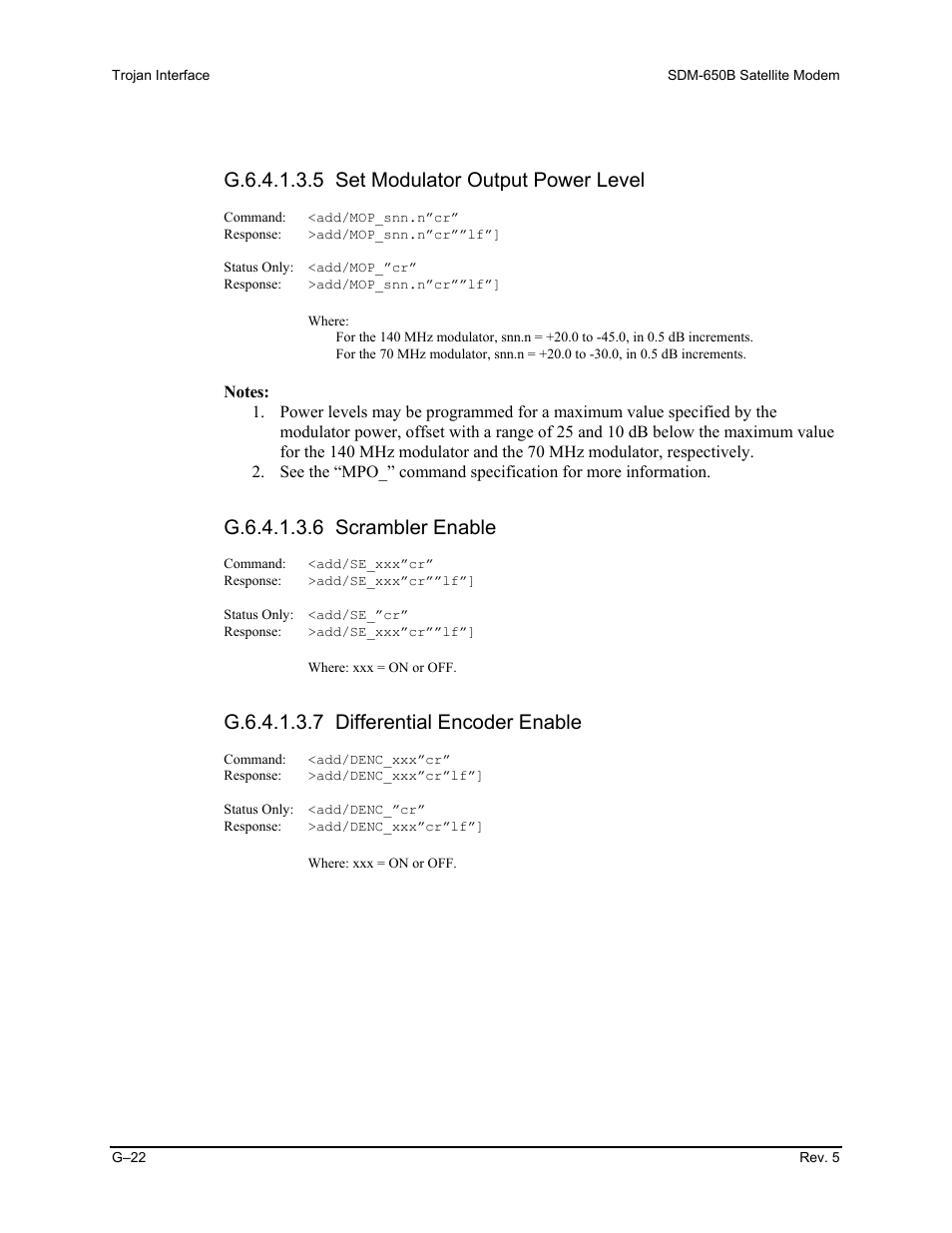 Comtech EF Data SDM-650B User Manual | Page 318 / 348