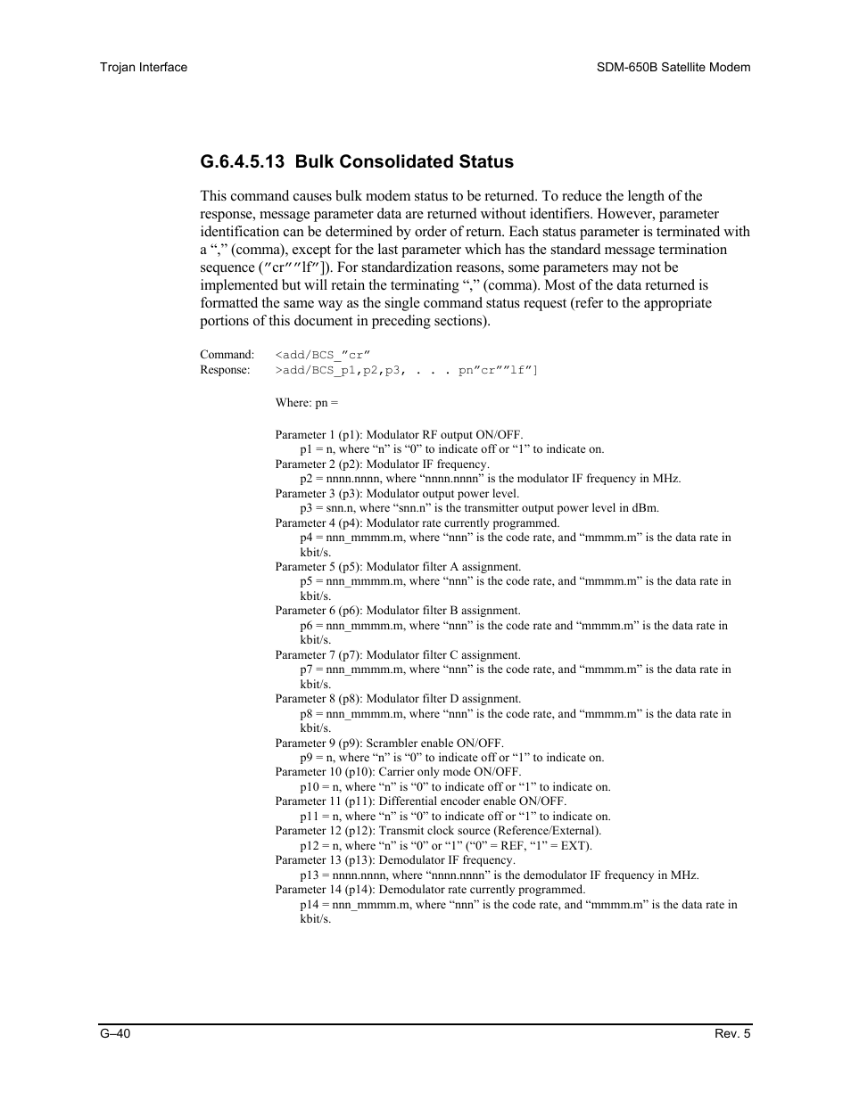 Comtech EF Data SDM-650B User Manual | Page 336 / 348