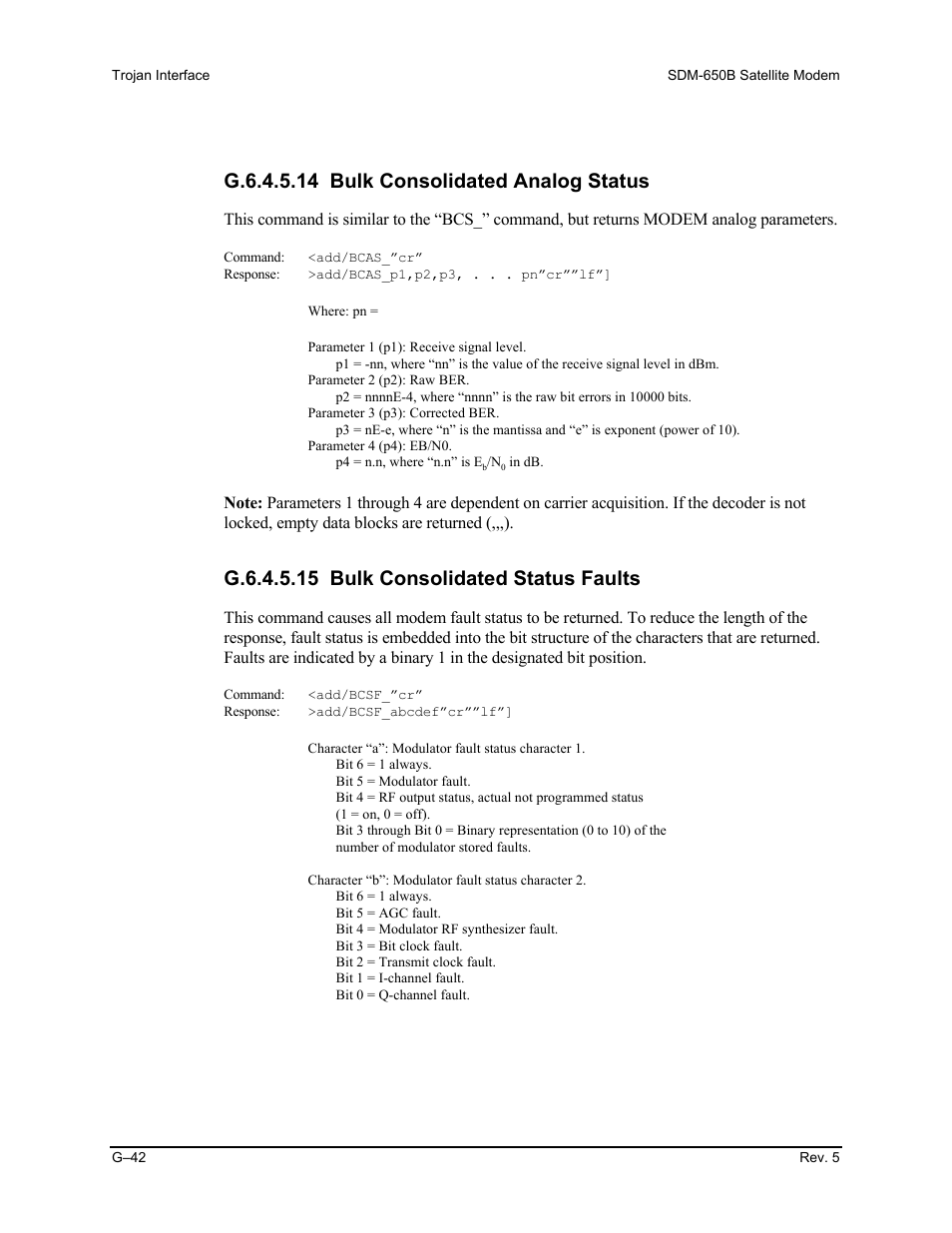 Comtech EF Data SDM-650B User Manual | Page 338 / 348