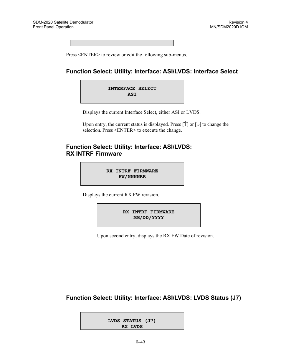 Comtech EF Data SDM-2020 User Manual | Page 107 / 234